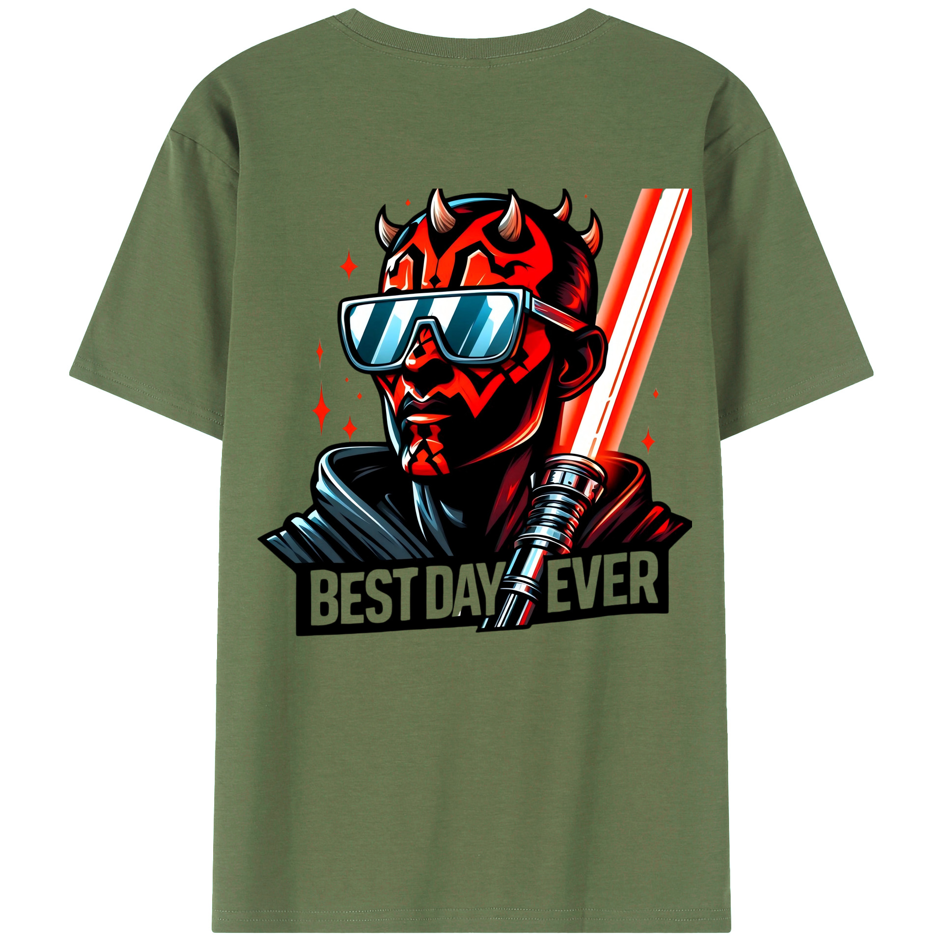 （画像用） スター・ウォーズ Star Wars 綿100％ メンズ半袖Tシャツ（バックプリント） 通気性